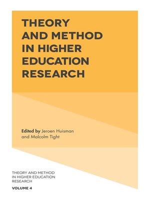 cover image of Theory and Method in Higher Education Research, Volume 4